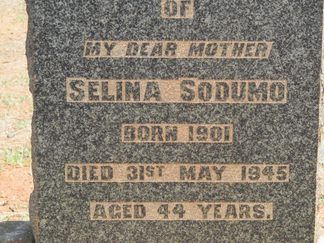 SODUMO Selina 1901-1945