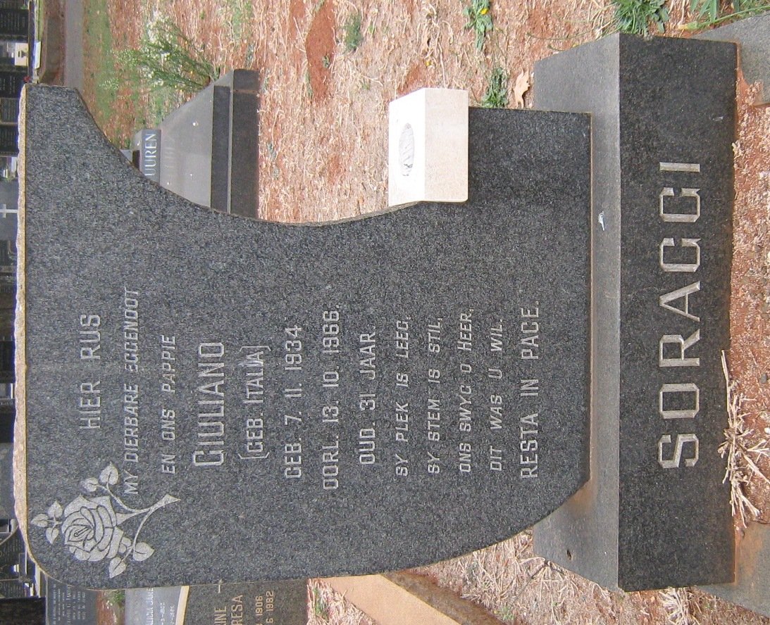 SORAGGI Giuliano 1934-1966