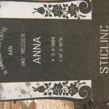 STIGLING Anna 1904-1970