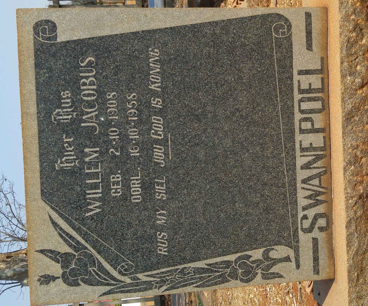 SWANEPOEL Willem Jacobus 1908-1958