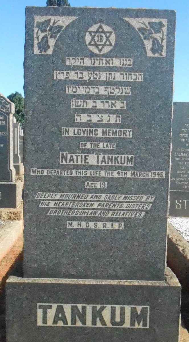 TANKUM Natie -1946
