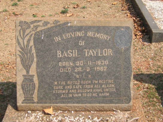 TAYLOR Basil 1930-1962