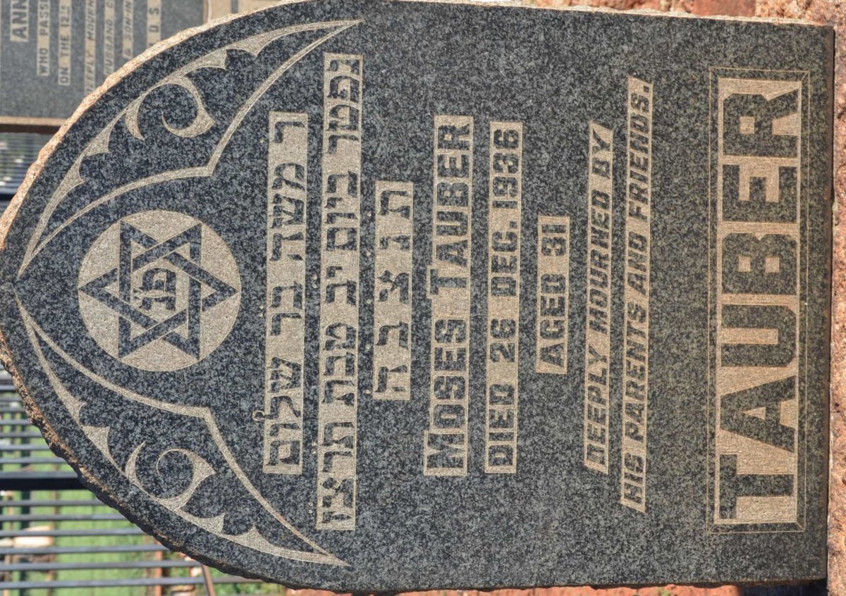 TAUBER Moses -1936