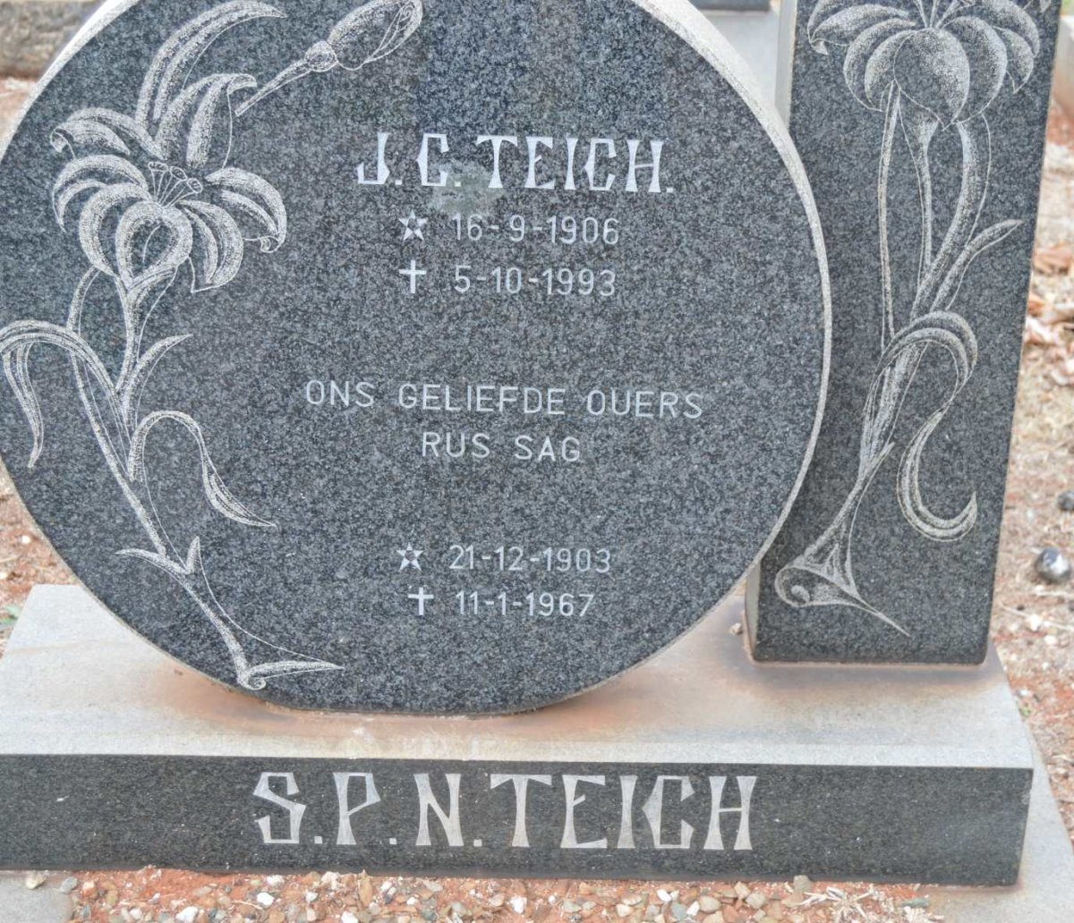TEICH S.P.N. 1903-1967 &amp; J.C. 1906-1993