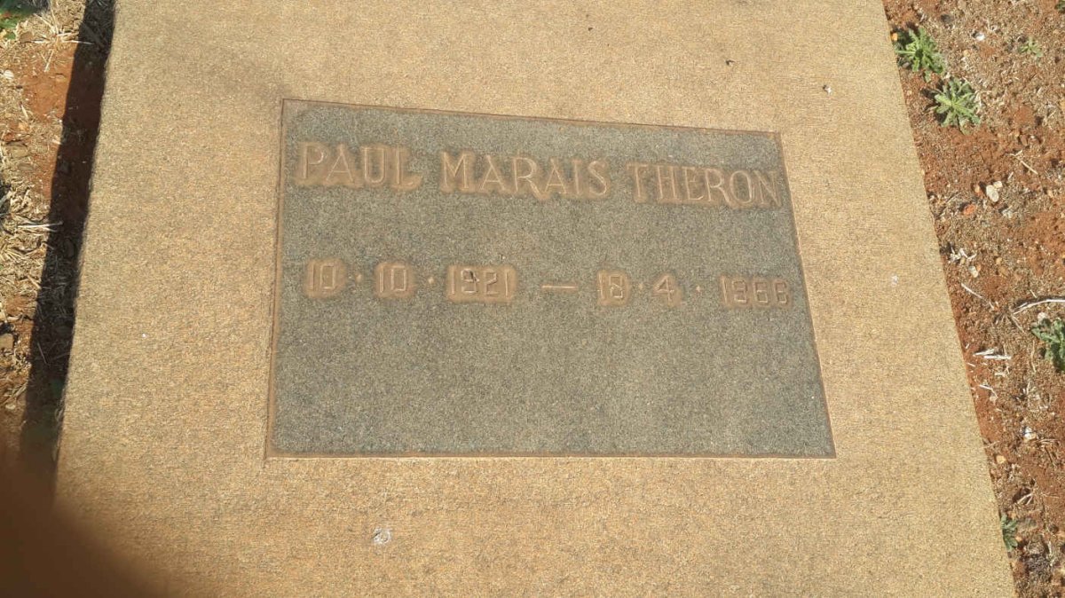 THERON Paul Marais 1921-1966