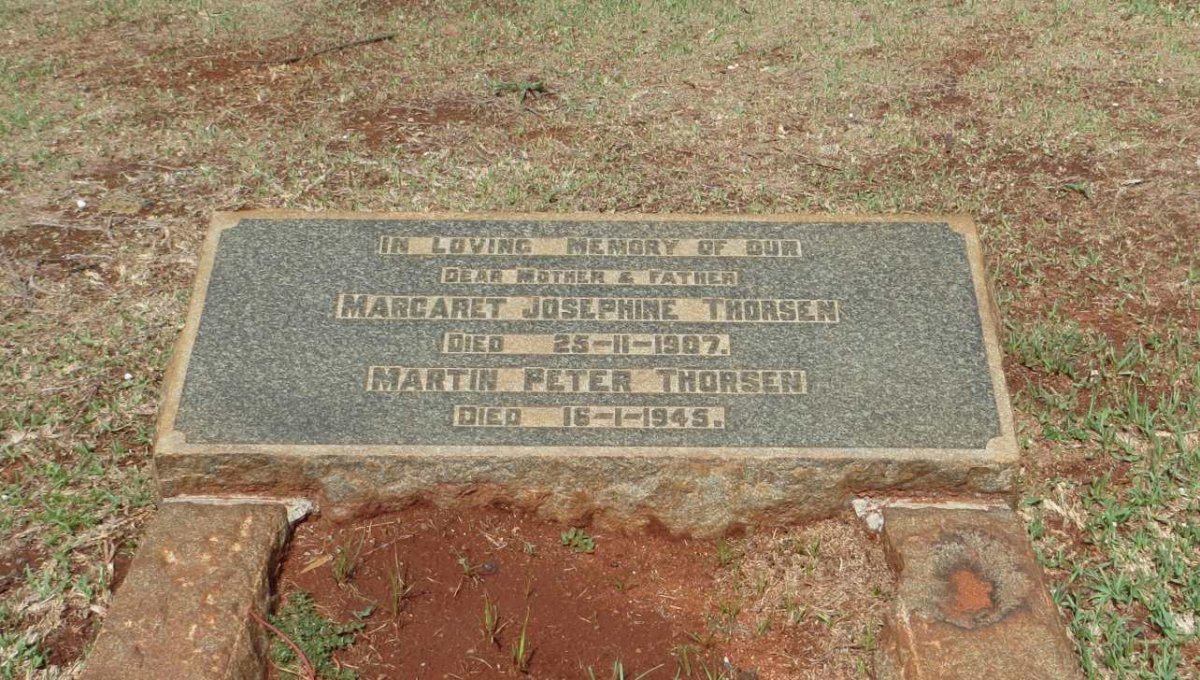 THORSEN Martin Peter -1945 &amp; Margaret Josephine -1907