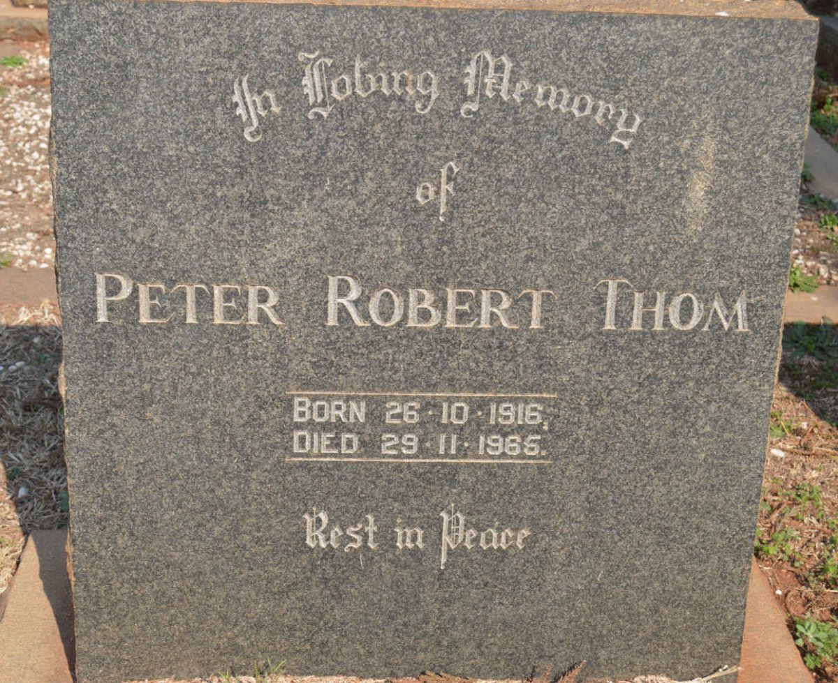 THOM Peter Robert 1916-1965