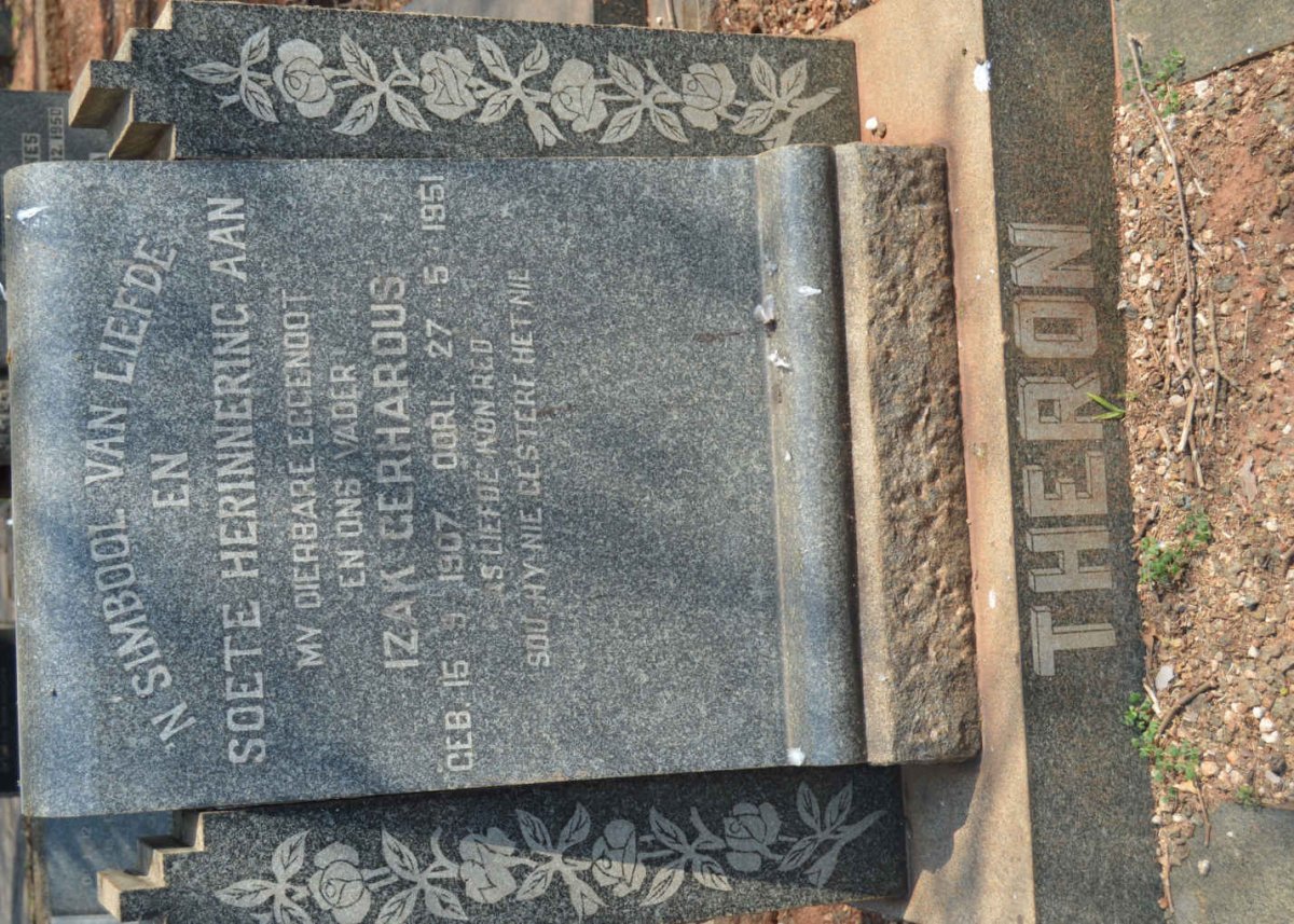 THERON Izak Gerhardus 1907-1951
