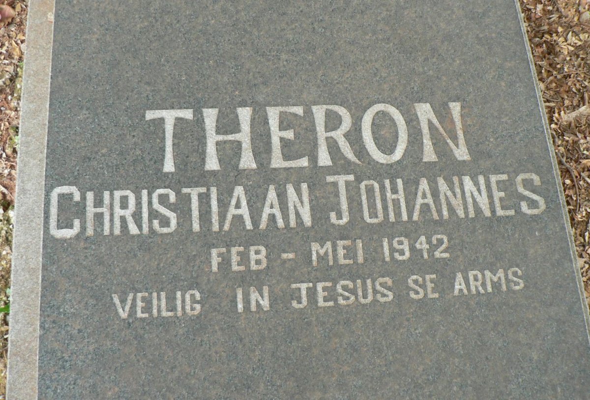 THERON Christiaan Johannes 1942-1942