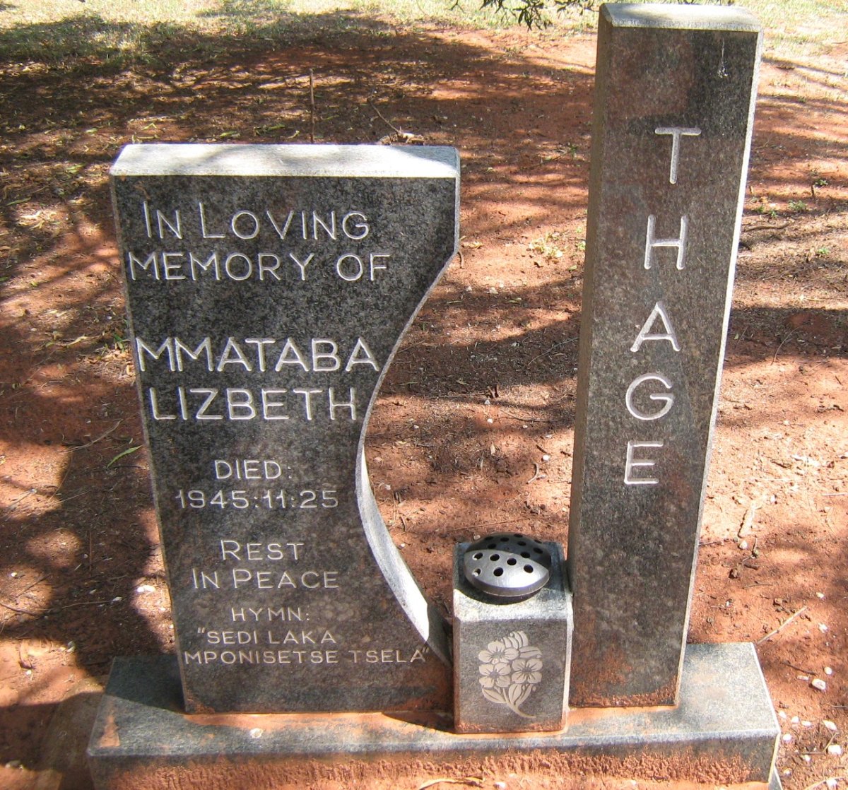 THAGE Mmataba Lizbeth -1945