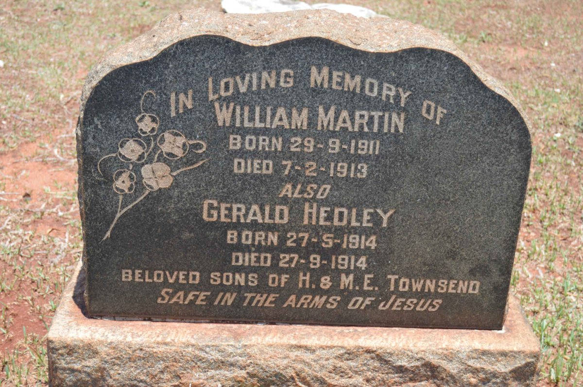 TOWNSEND William Martin 1911-1913 :: TOWNSEND Gerald Hedley 1914-1914