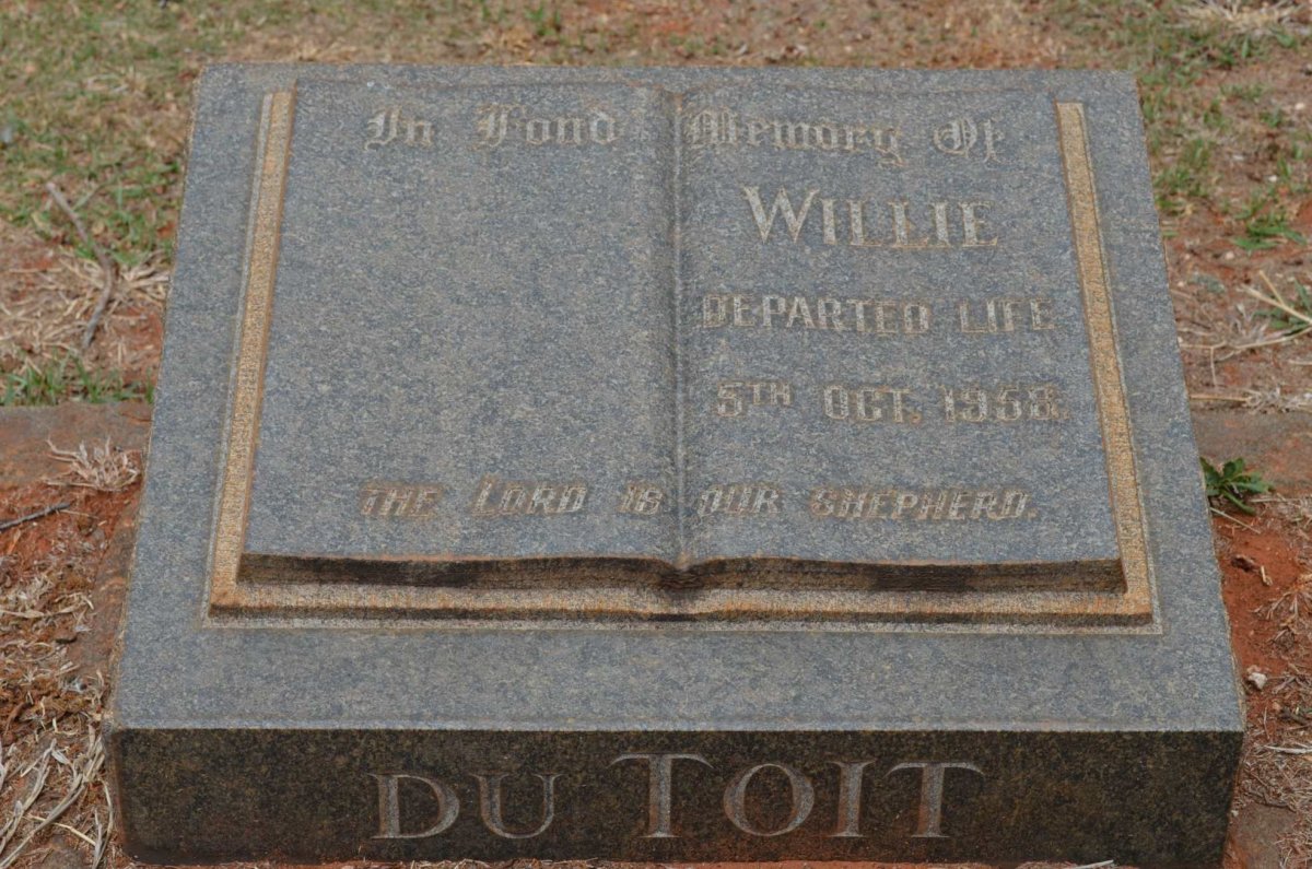 TOIT Willie, du -1953
