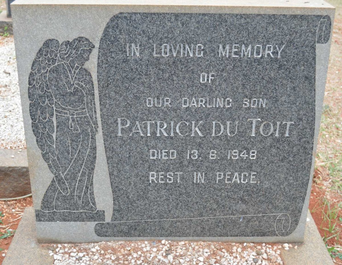TOIT Patrick, du -1948