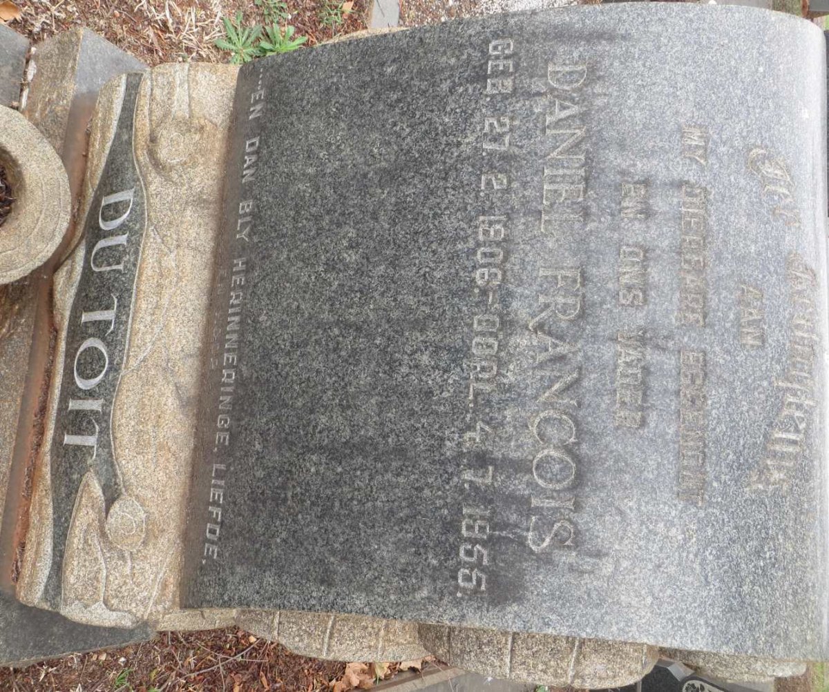 TOIT Daniel Francois, du 1906-1955