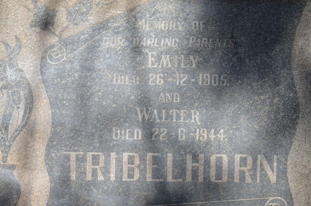 TRIBELHORN Walter -1944 &amp; Emily -1905