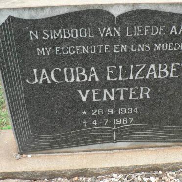 VENTER Jacoba Elizabeth 1934-1967