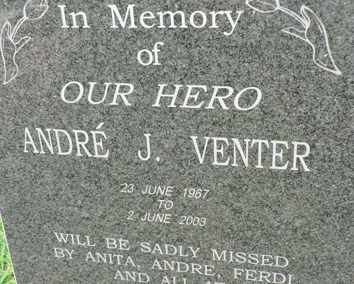 VENTER André J. 1967-2003