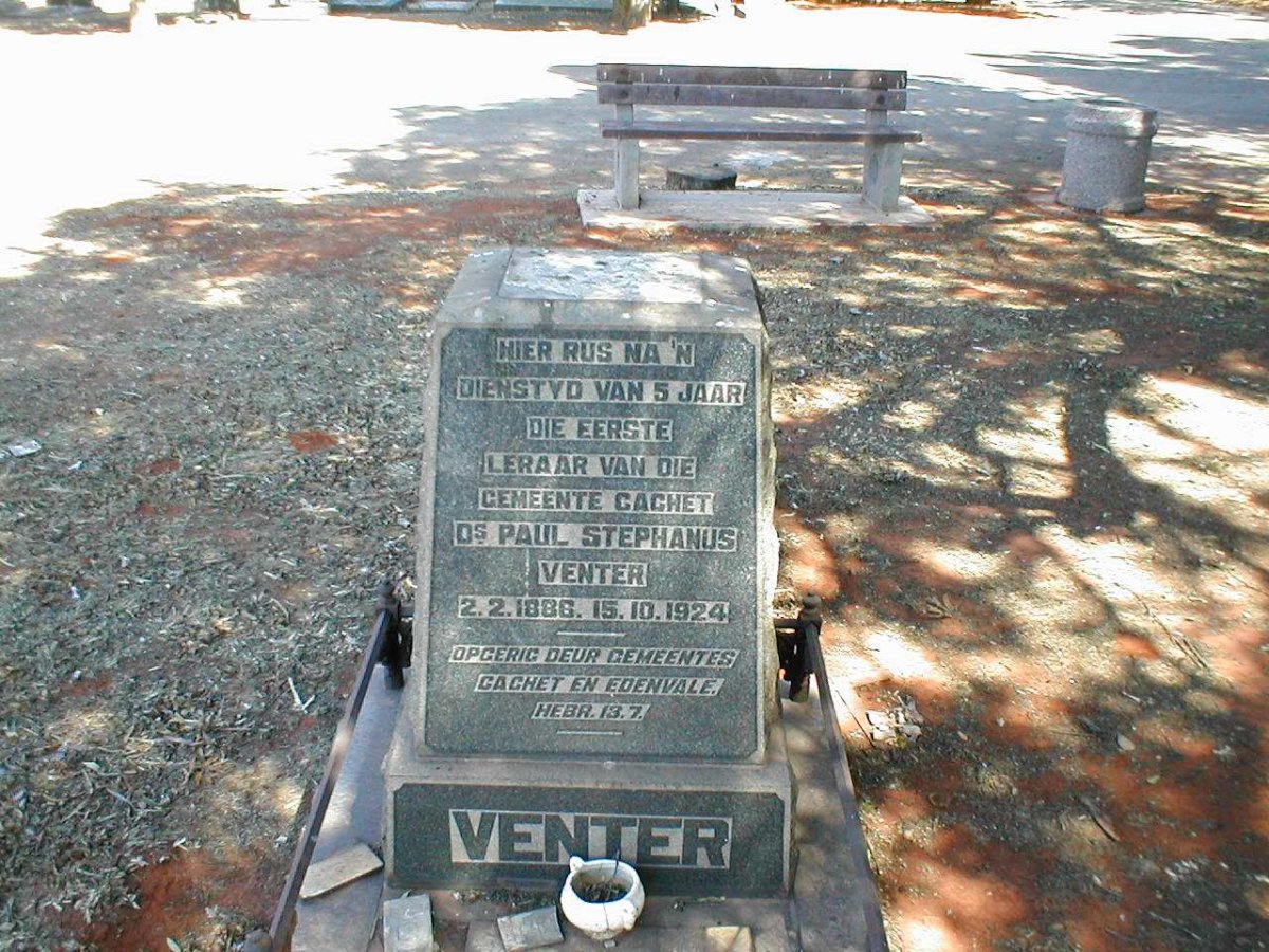 VENTER Paul Stephanus 1886-1924