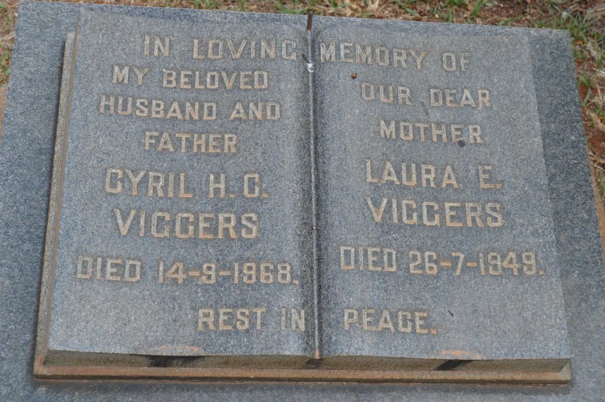VIGGERS Cyril H.C. -1968 &amp; Laura E. -1949