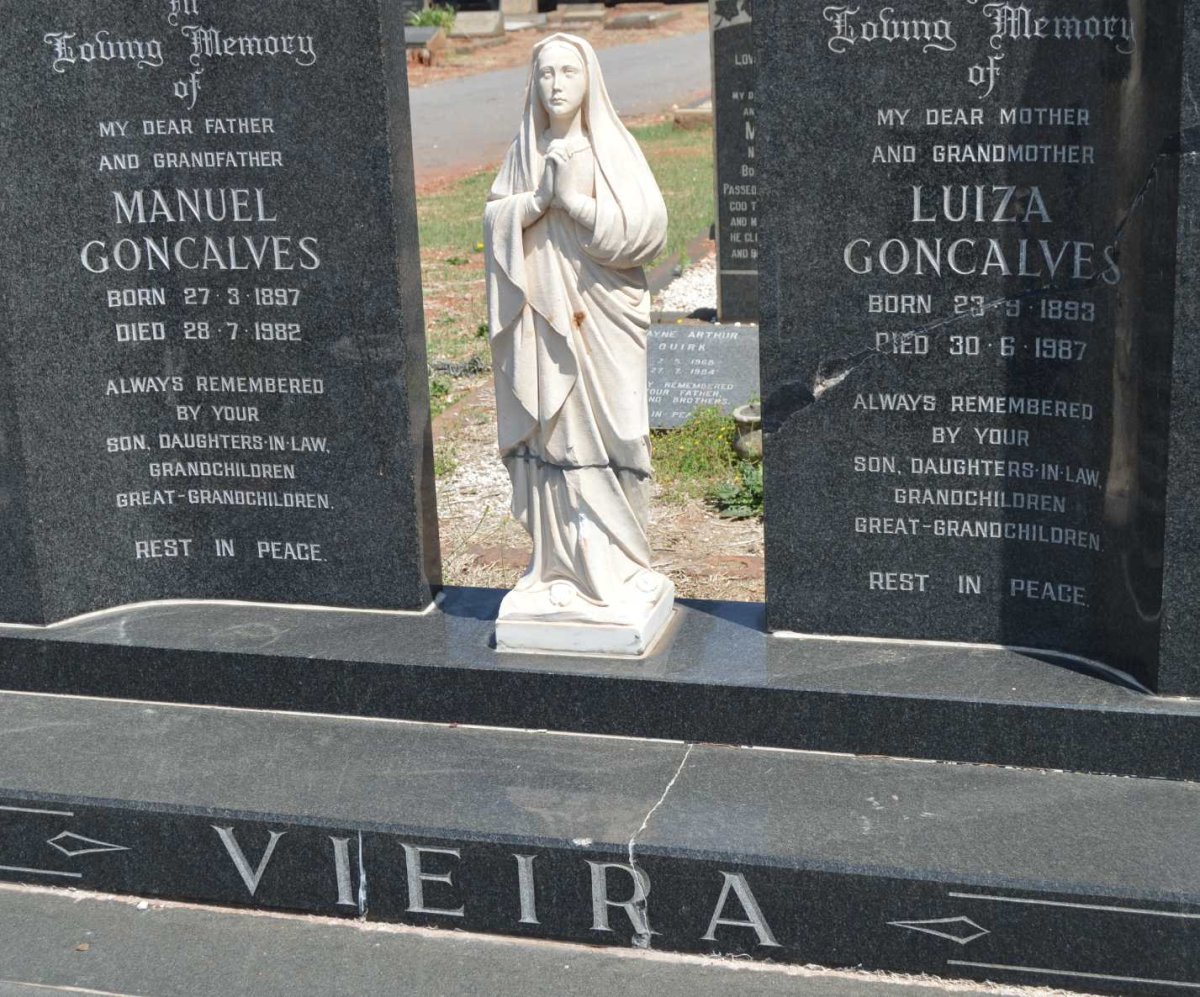 VIEIRA Manuel Goncalves 1897-1982 &amp; Luiza Goncalves 1893-1987