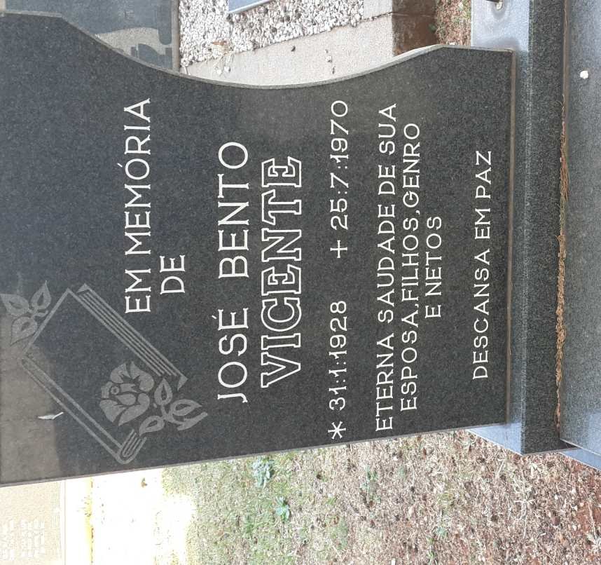 VICENTE Jose Bento 1928-1970