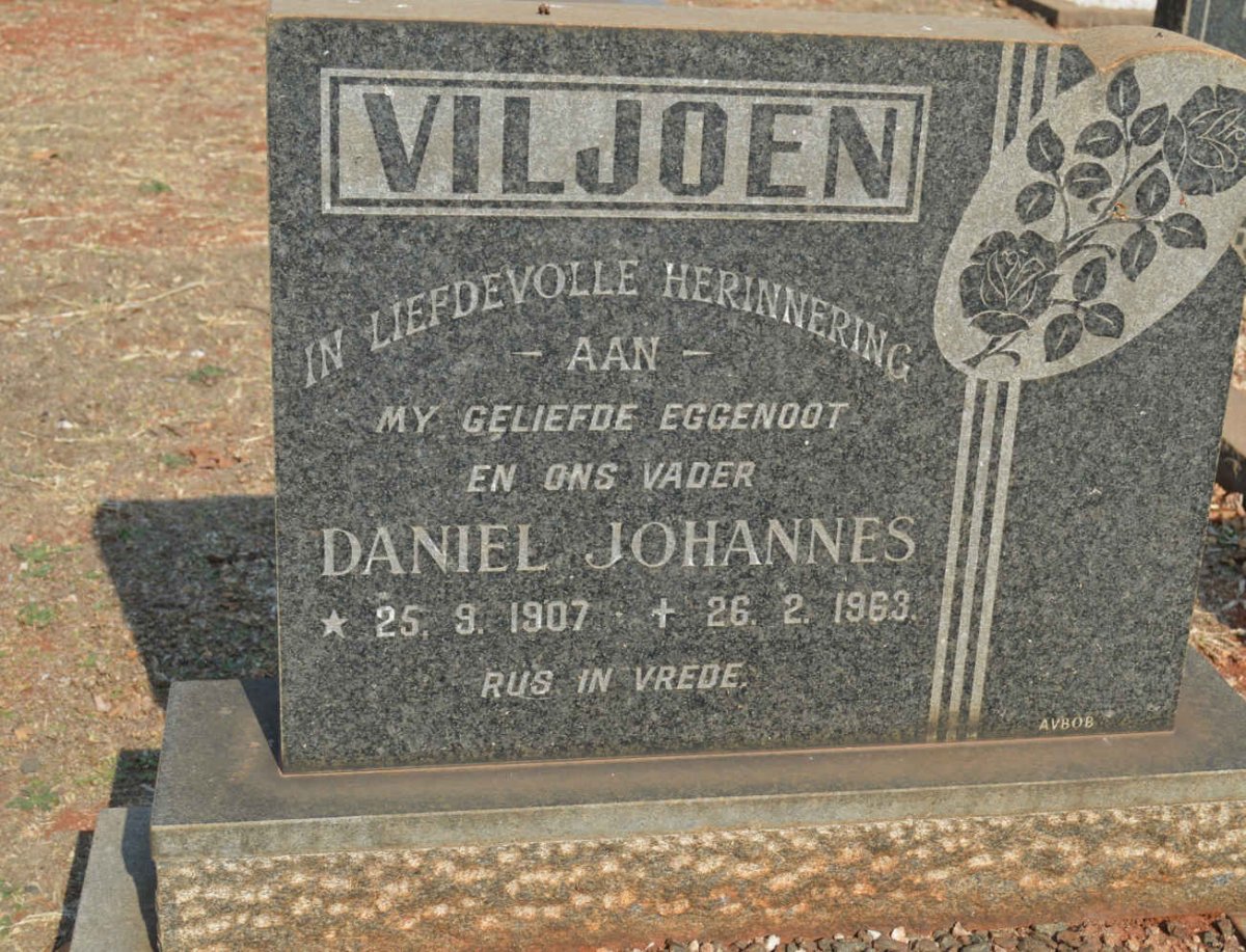 VILJOEN Daniel Johannes 1907-1963