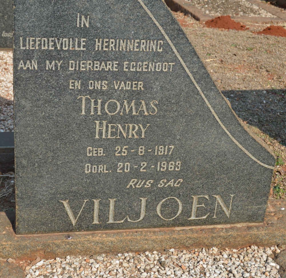 VILJOEN Thomas Henry 1917-1963