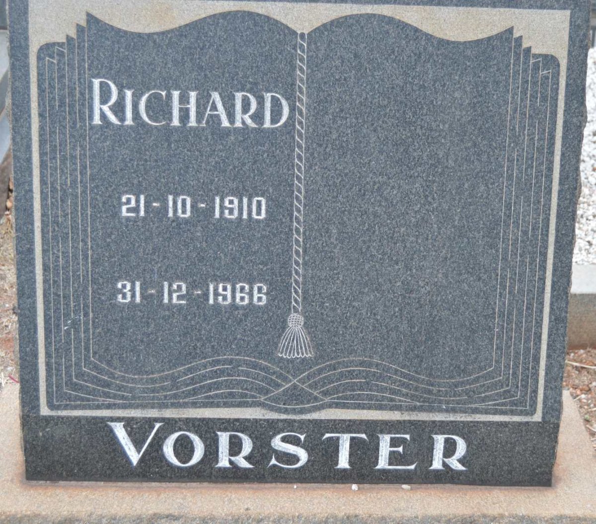 VORSTER Richard 1910-1966