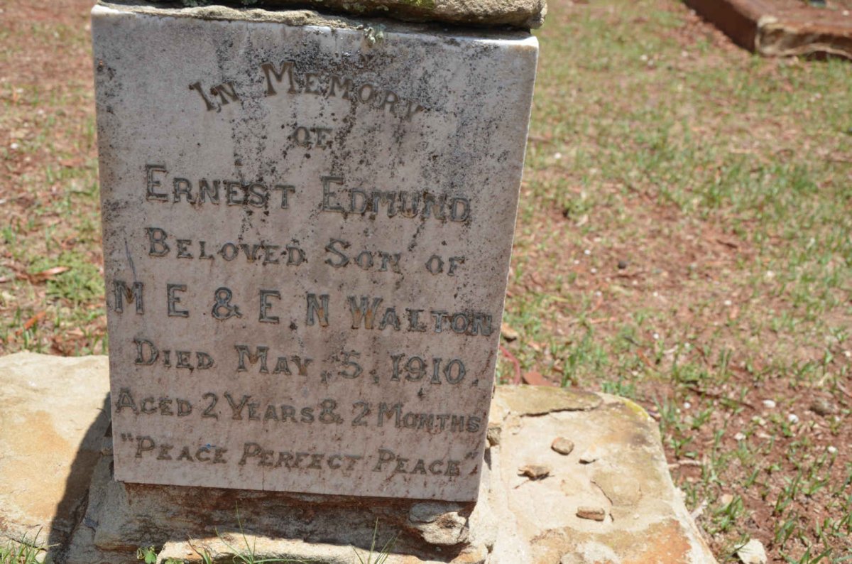WALTON Ernest Edmund -1910