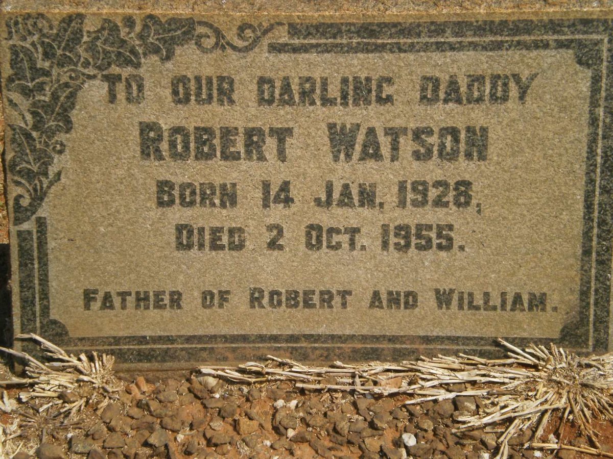 WATSON Robert 1928-1955