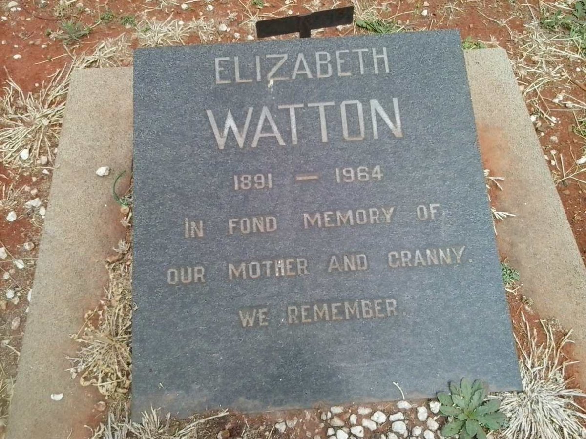 WATTON Elizabeth 1891-1964
