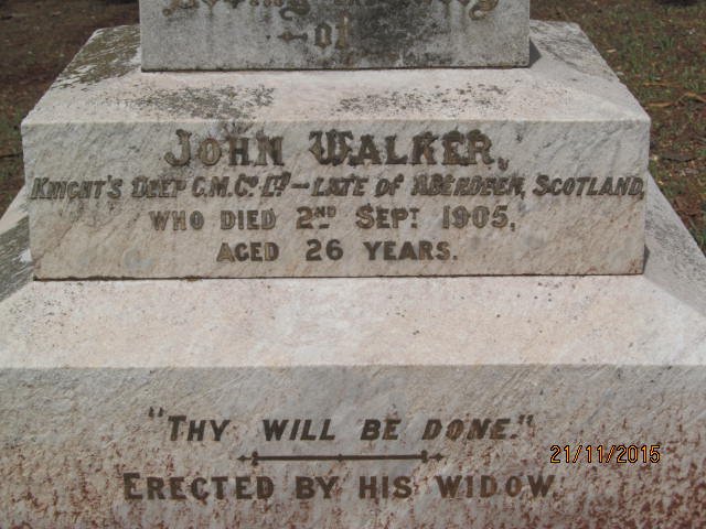 WALKER John -1905