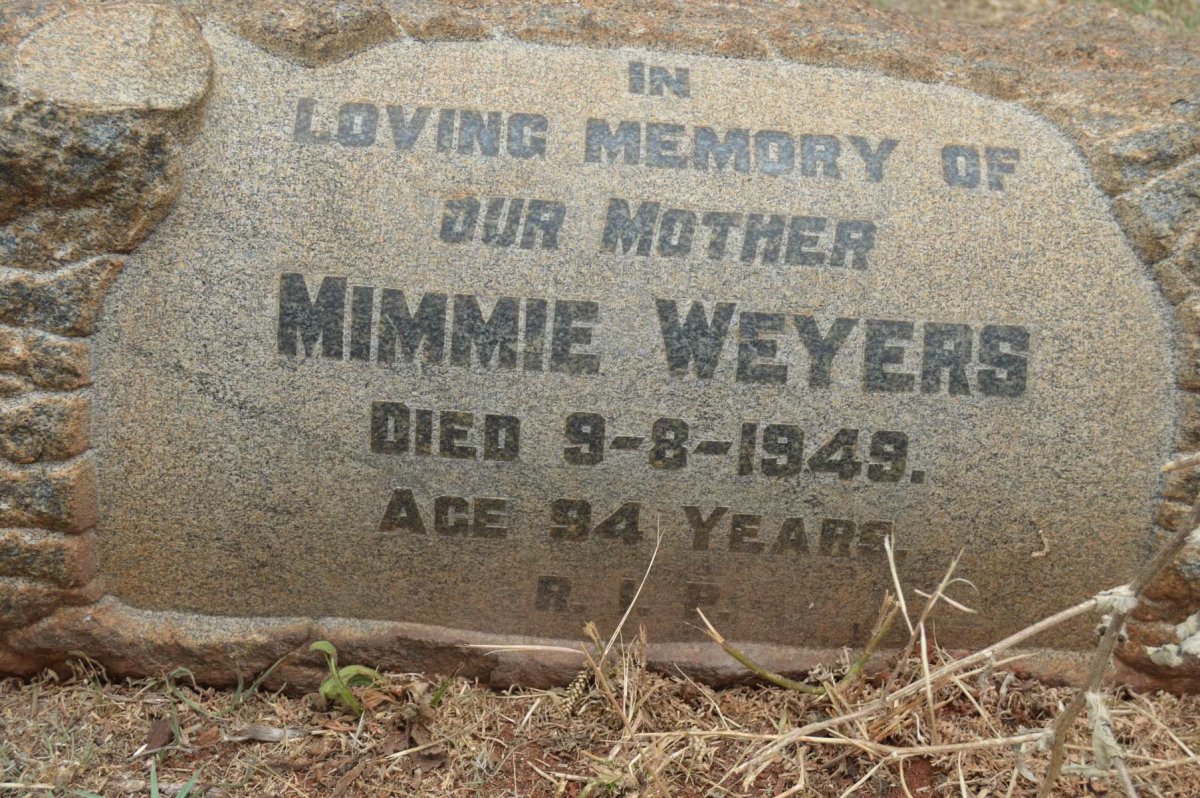 WEYERS Mimmie -1949