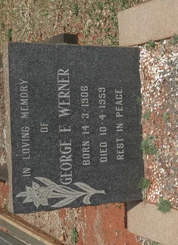 WERNER George F. 1906-1959