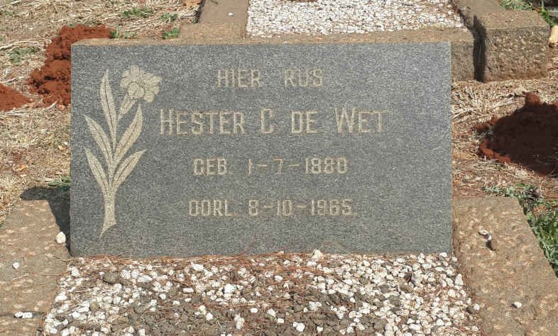 WET Hester C., de 1880-1965