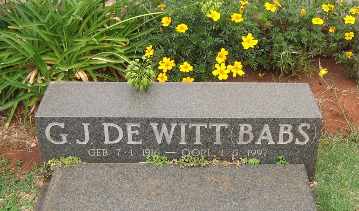 WITT G.J., de 1916-1997