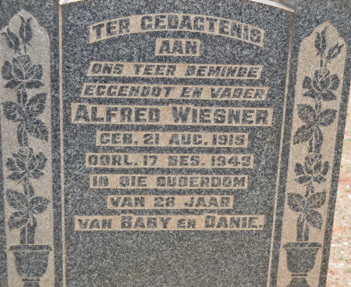 WIESNER Alfred 1915-1943