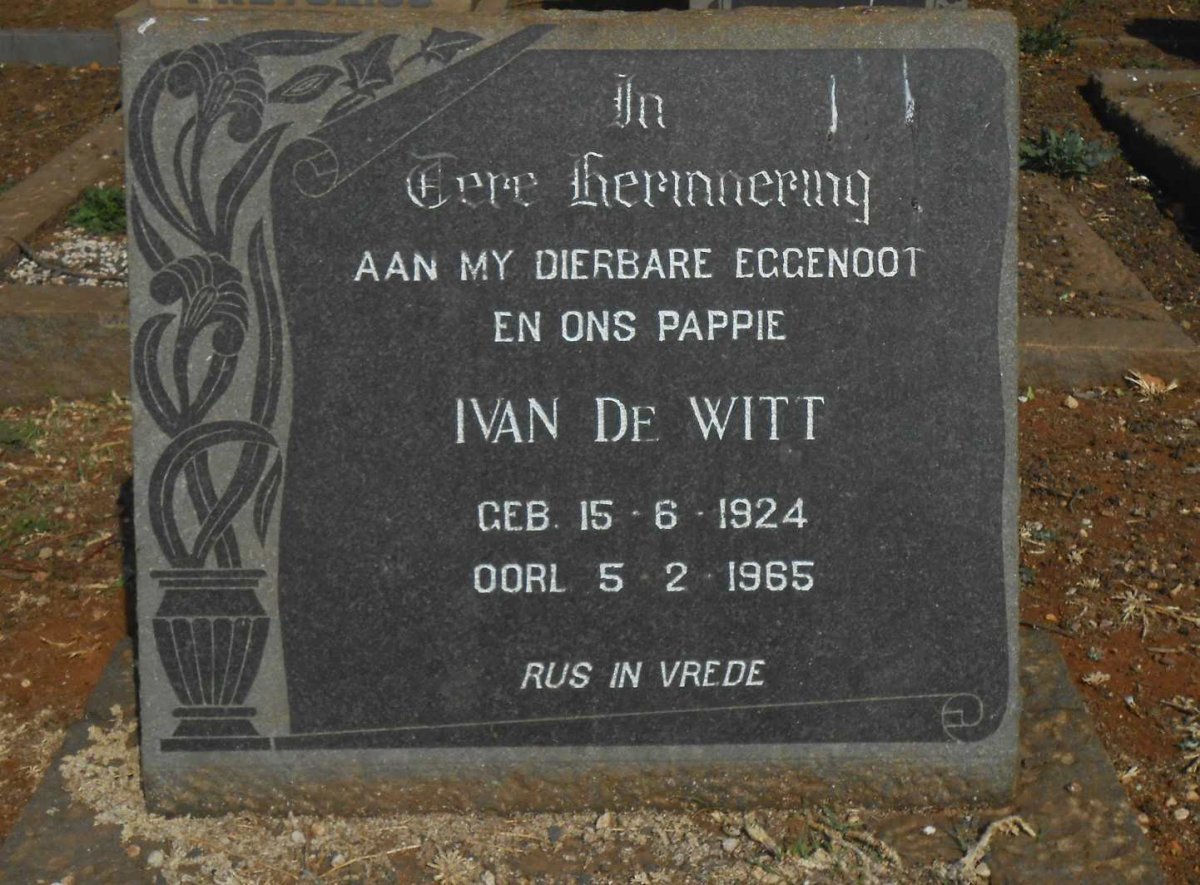 WITT Ivan, de 1924-1965