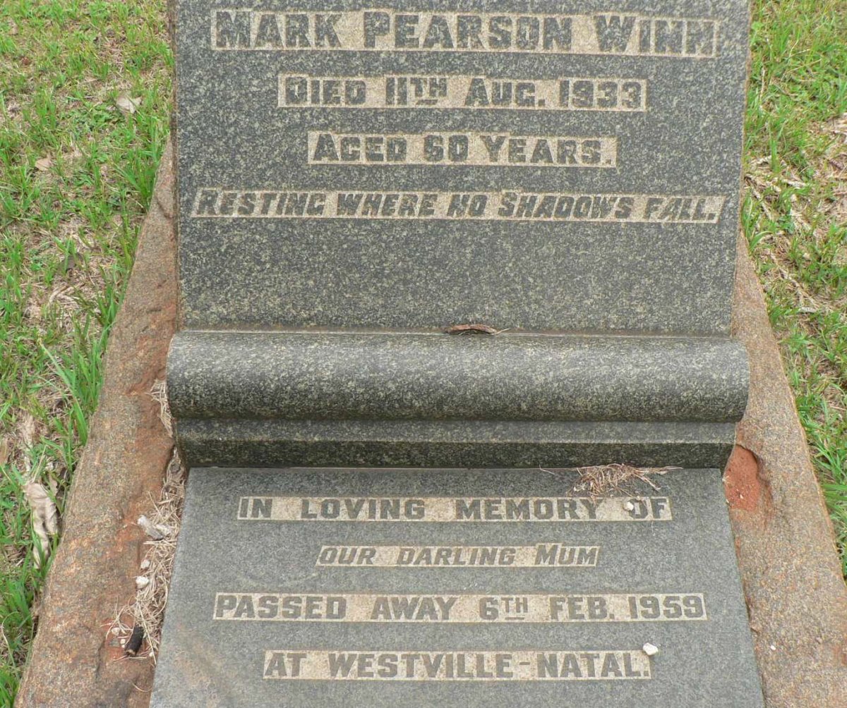 WINN Mark Pearson -1933 :: ? -1959