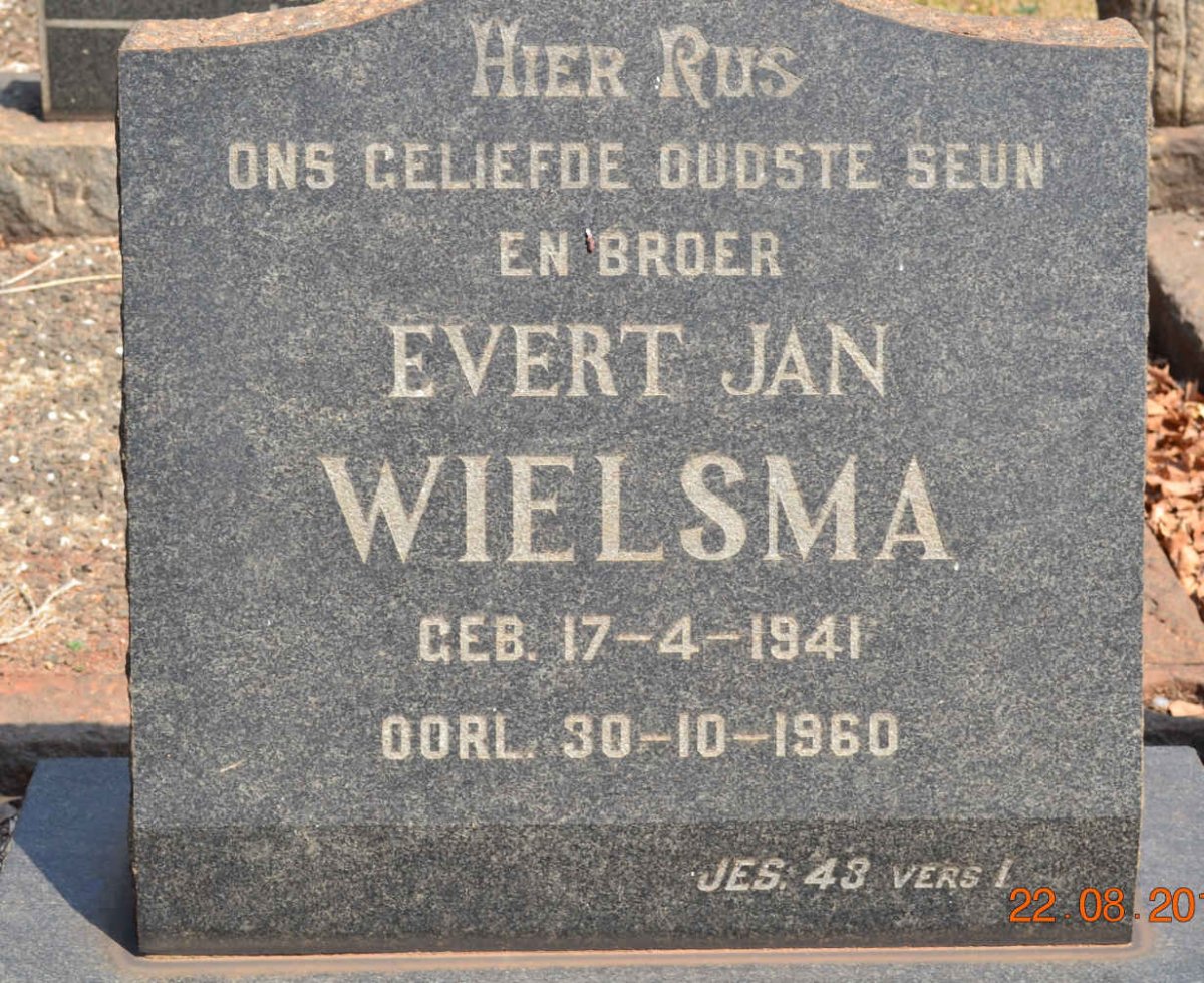 WIELSMA Evert Jan 1941-1960