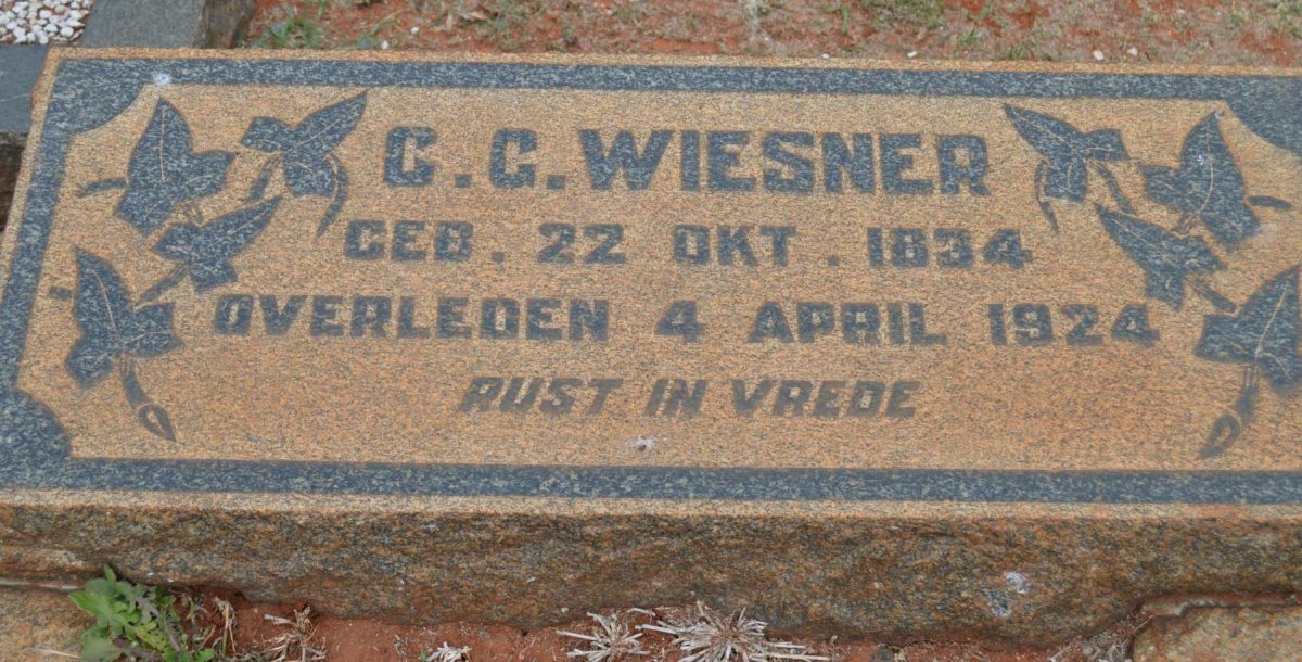 WIESNER C.G. 1834-1924