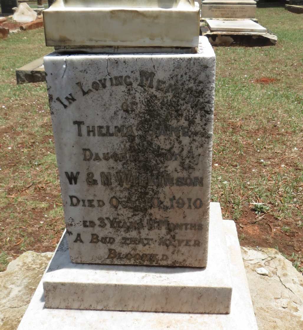 WILKINSON Thelma Jane -1910