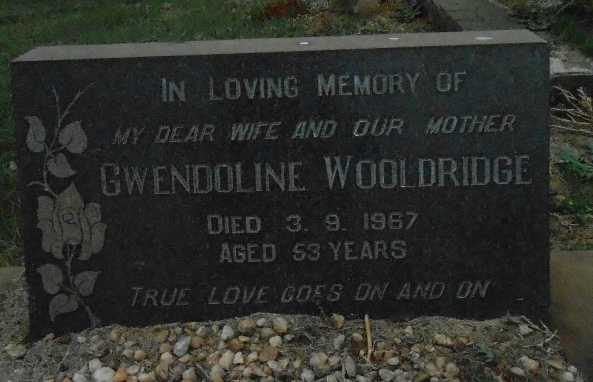 WOOLDRIDGE Gwendoline -1967