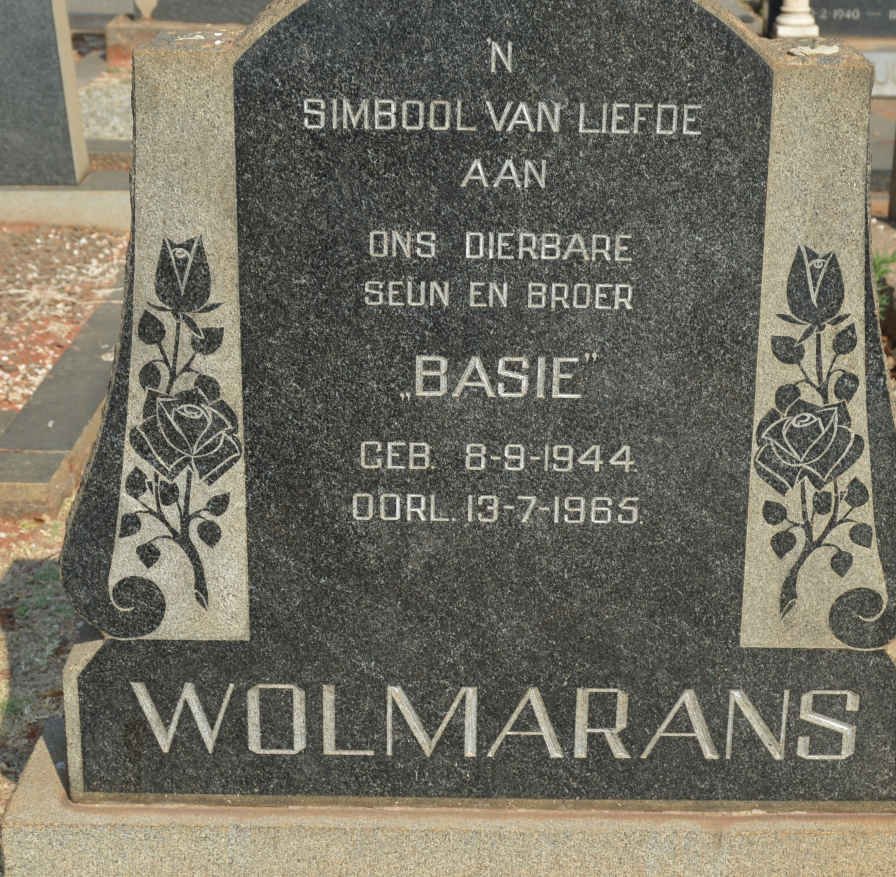WOLMARANS Basie 1944-1965