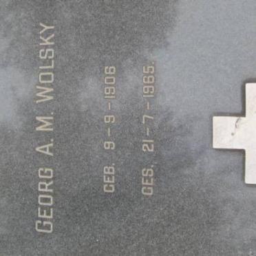 WOLSKY Georg A.M. 1906-1965