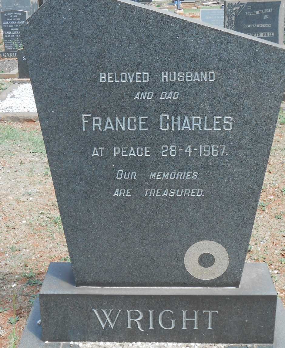 WRIGHT France Charles -1967