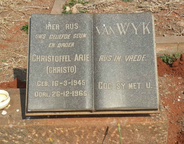 WYK Christoffel Arie, van 1945-1965