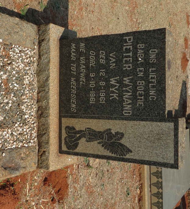 WYK Pieter Wynand, van 1961-1961