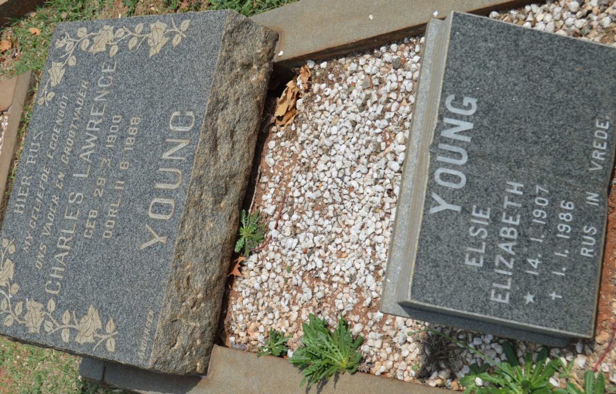YOUNG Charles Lawrence 1900-1968 &amp; Elsie Elizabeth 1907-1986