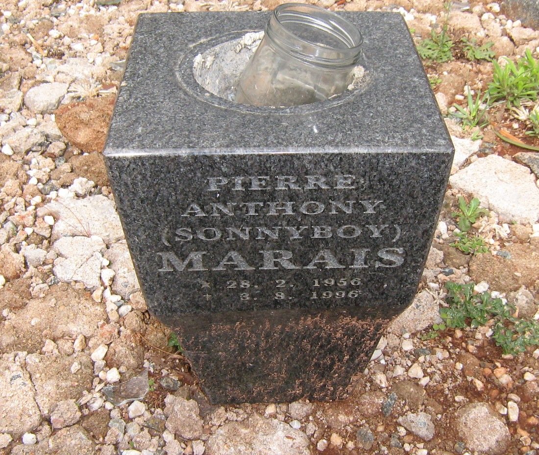 MARAIS Pierre Anthony 1956-1996